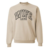 'Wife Life' Crewneck Sweatshirt from United Monograms