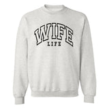 'Wife Life' Crewneck Sweatshirt from United Monograms