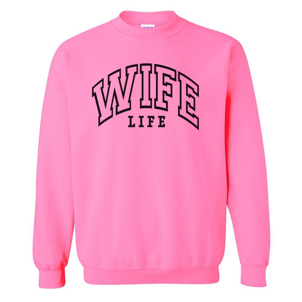 'Wife Life' Crewneck Sweatshirt from United Monograms
