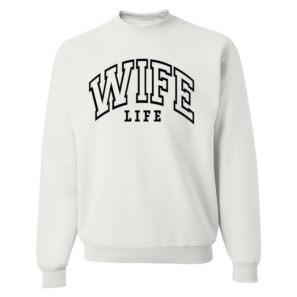 'Wife Life' Crewneck Sweatshirt from United Monograms