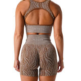 Wild Thing Zebra Fitness Shorts Strap from Kawaii Stop
