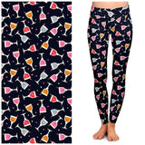 Sweetheart Swirl Buttery Soft Leggings by Lipstick & Chrome From Quirks!