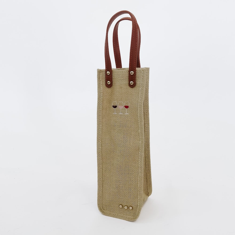 Gifted Canvas Reusable Wine Tote from Pretty Simple