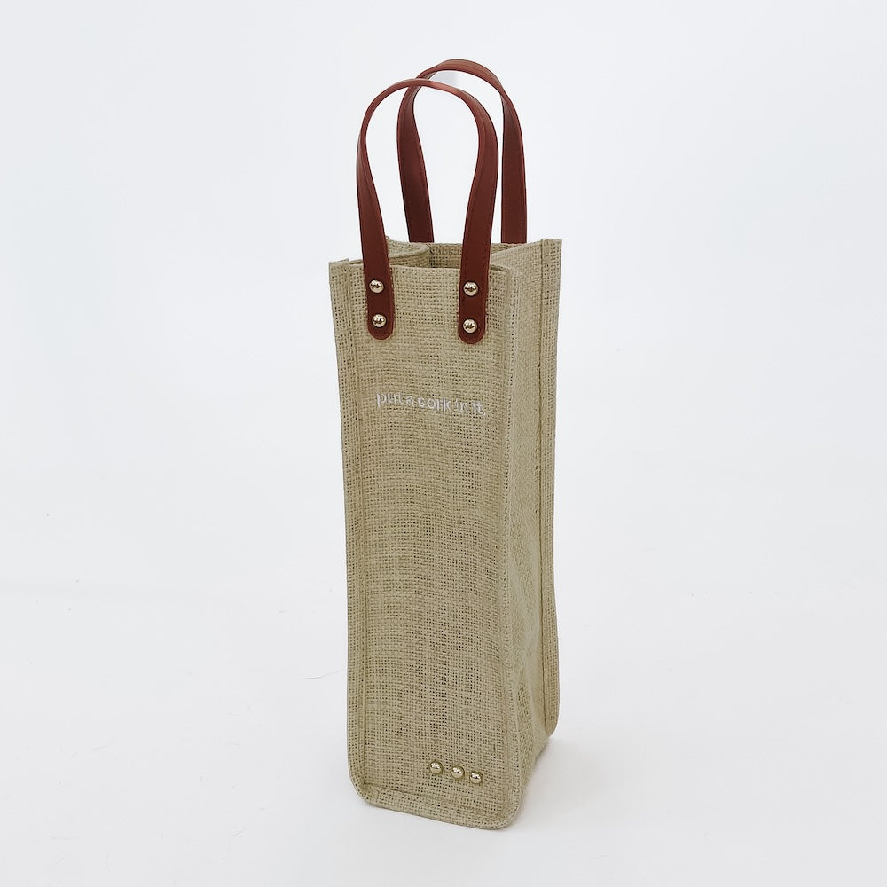 Gifted Canvas Reusable Wine Tote from Pretty Simple