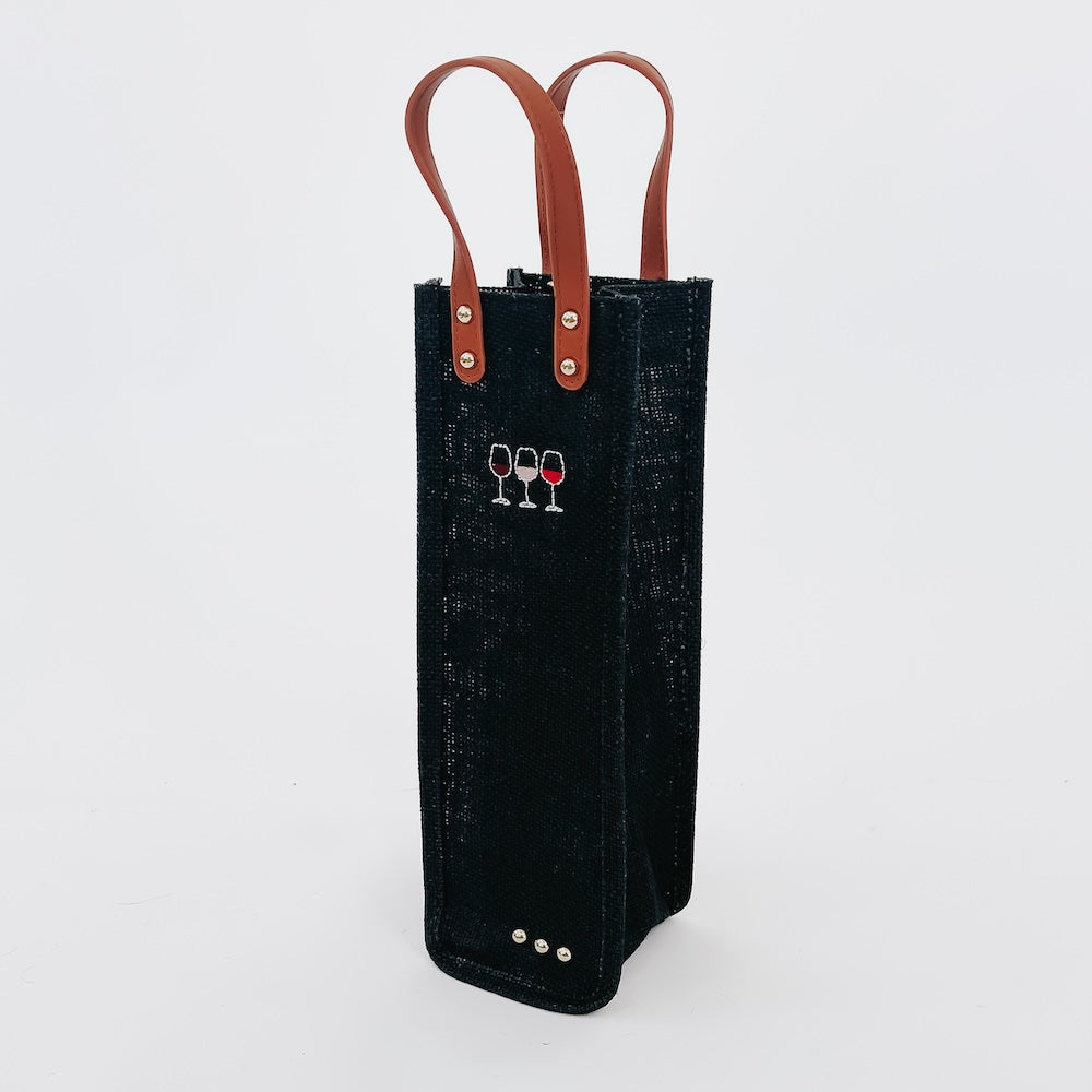 Gifted Canvas Reusable Wine Tote from Pretty Simple