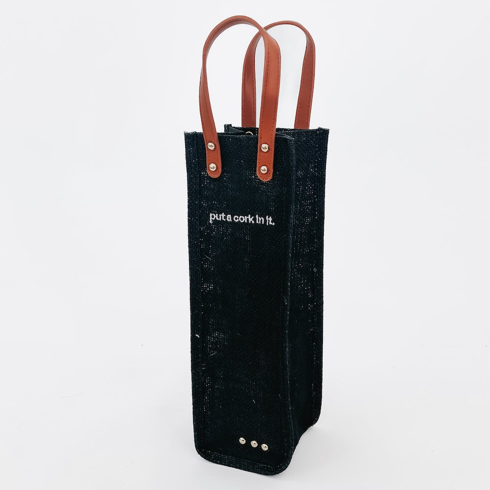 Gifted Canvas Reusable Wine Tote from Pretty Simple