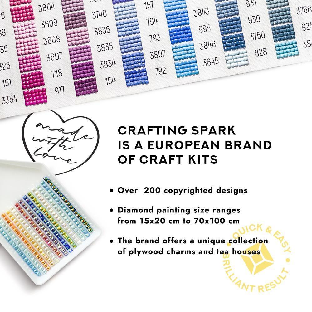 Wise Dragon CS2535 11.8 x 15.8 inches Crafting Spark Diamond Painting Kit from Wizardi
