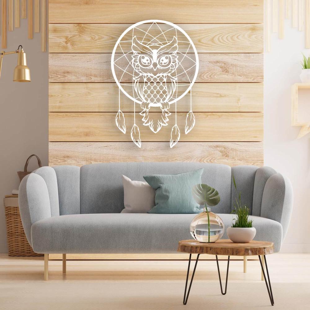 Wise Owl Line Art from VITAHOME DESIGN LLC