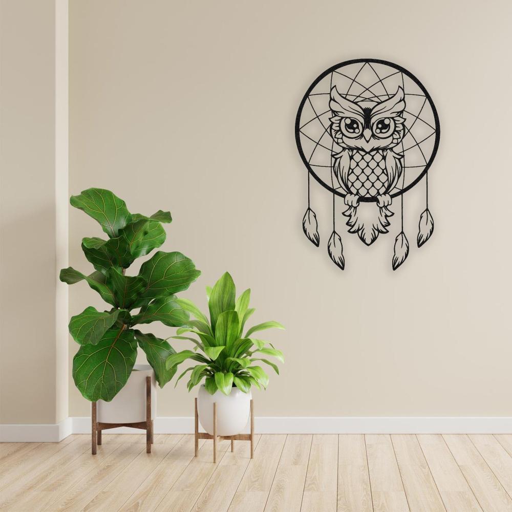 Wise Owl Line Art from VITAHOME DESIGN LLC