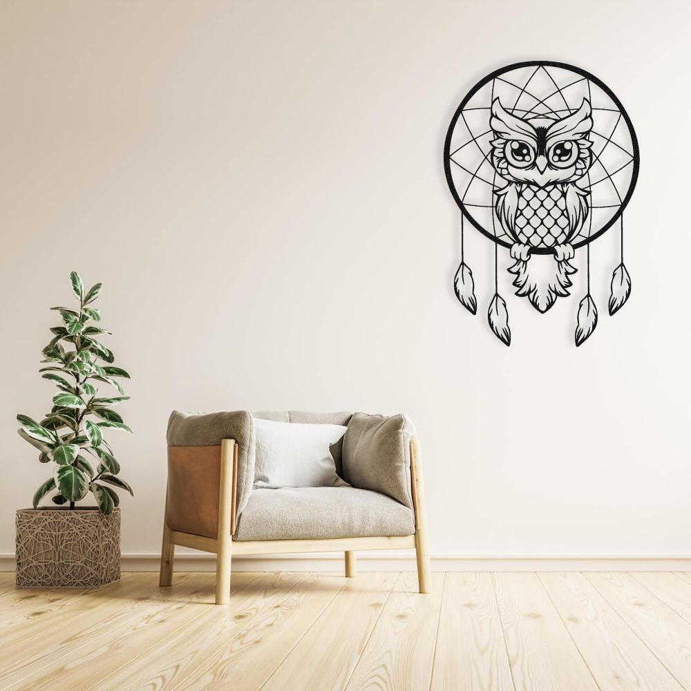 Wise Owl Line Art from VITAHOME DESIGN LLC