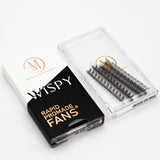 Wispy 9D Rapid Promade Fans - 500 Fans from Mega Lash Academy
