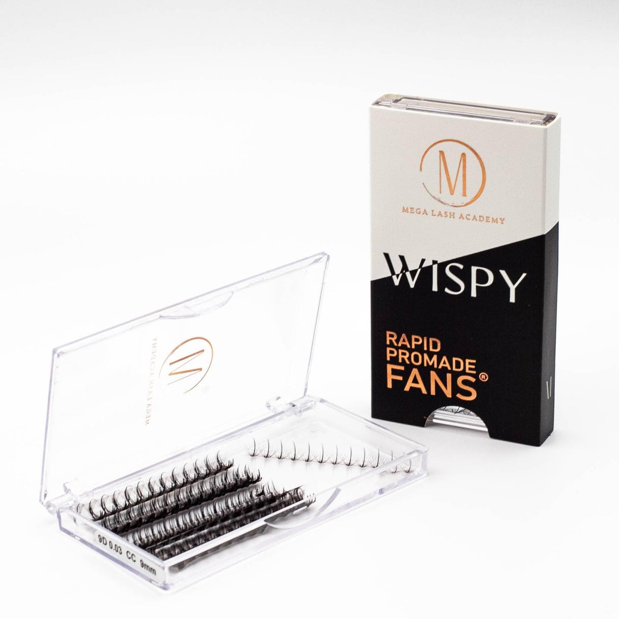 Wispy 9D Rapid Promade Fans - 500 Fans from Mega Lash Academy