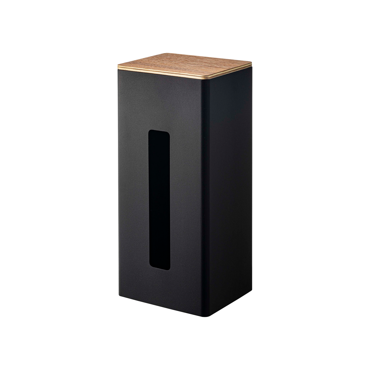 Two-Sided Tissue Case - Steel + Wood from Yamazaki Home