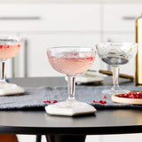 Libbey Hobstar Coupe Cocktail Glasses, 8.5-ounce, Set of 4 from Libbey