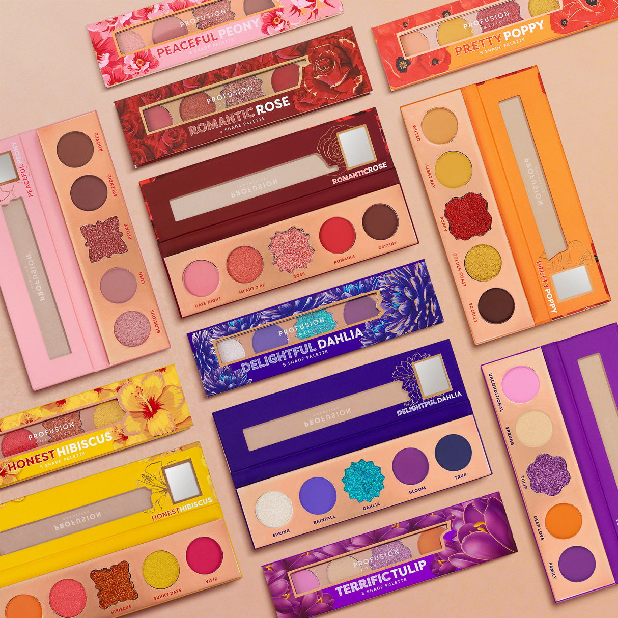 Blooming Hues Collection from Profusion Cosmetics