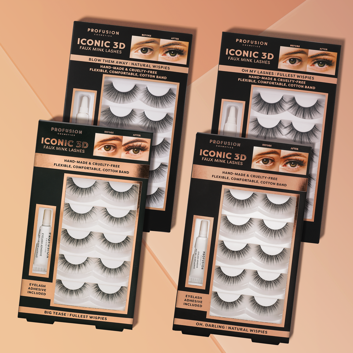 Iconic 3D Faux Mink Lashes from Profusion Cosmetics