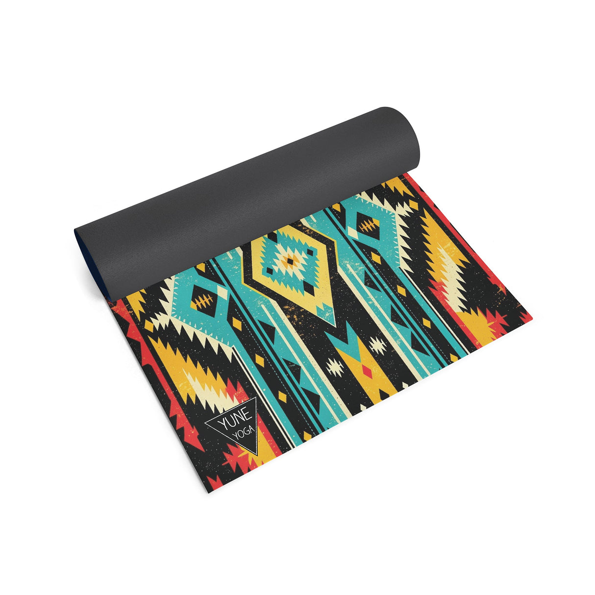 Wolfs Eye Yoga Mat – 6 mm Extra Thick, Double-Sided Non-Slip, Eco-Friendly PER with UV-Printed Design | from Yune Yoga