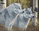 Wolves CS2570 19.7 x 15.8 inches Crafting Spark Diamond Painting Kit from Wizardi