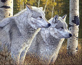 Wolves CS2570 19.7 x 15.8 inches Crafting Spark Diamond Painting Kit from Wizardi
