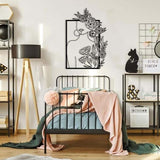 Woman and Roses Metal Wall Decor from VITAHOME DESIGN LLC