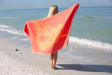 Mermaid Orange - Turkish Towel from Sun Drunk