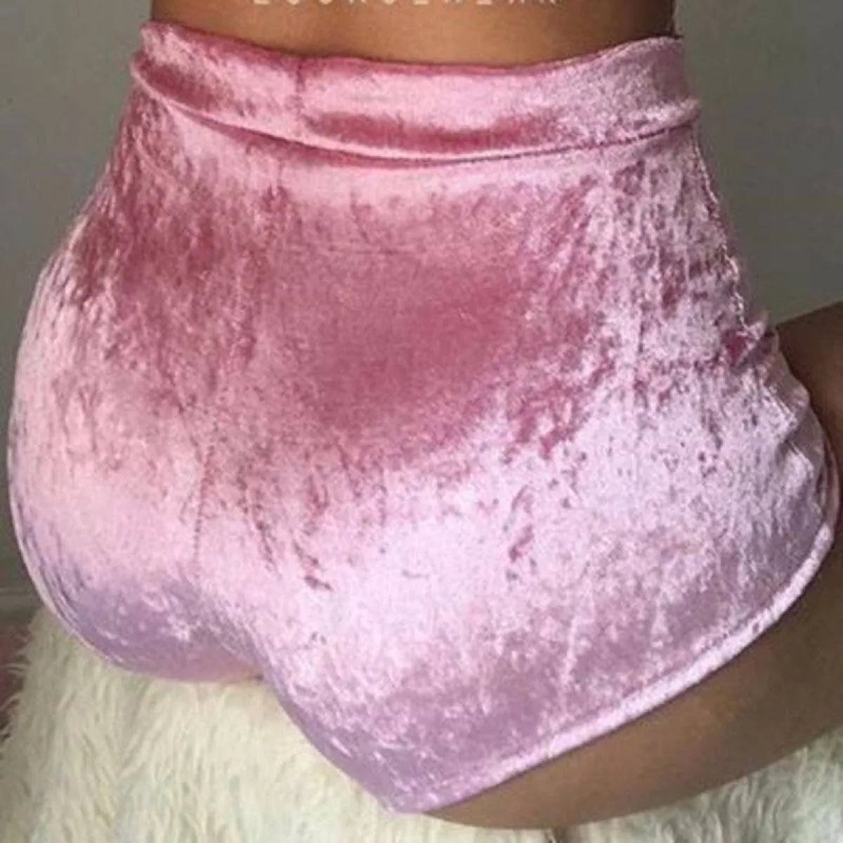 Women's Dolphin Velvet Shorts Strap from Kawaii Stop