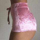 Women's Dolphin Velvet Shorts Strap from Kawaii Stop