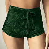 Women's Dolphin Velvet Shorts Strap from Kawaii Stop