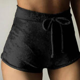 Women's Dolphin Velvet Shorts Strap from Kawaii Stop