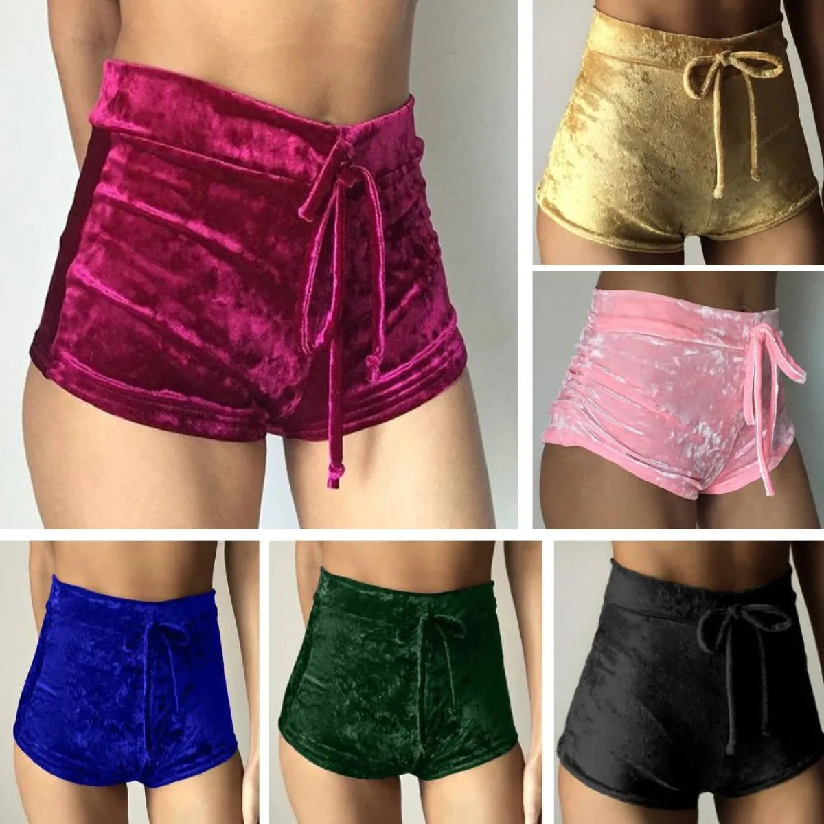 Women's Dolphin Velvet Shorts Strap from Kawaii Stop
