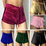 Women's Dolphin Velvet Shorts Strap from Kawaii Stop