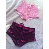 Women's Dolphin Velvet Shorts Strap from Kawaii Stop