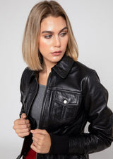 Annalise Womens Leather Jacket From FAD
