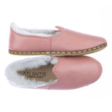 Men's Pink Shearlings from Atlantis Handmade Shoes
