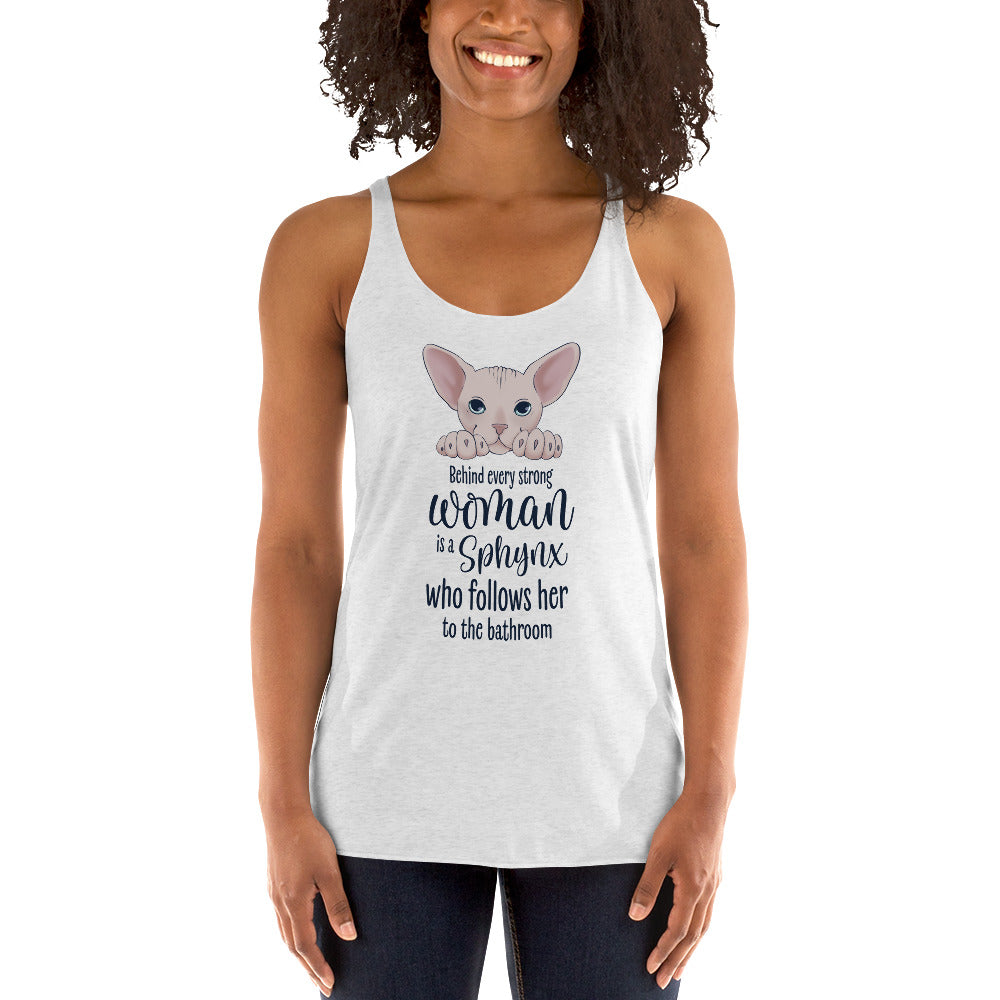 "BEHIND EVERY WOMAN" SPHYNX TANK from ReNewedPet