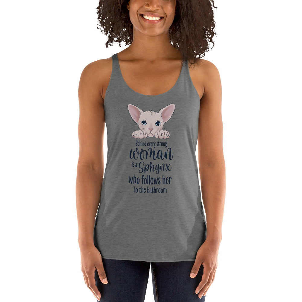 "BEHIND EVERY WOMAN" SPHYNX TANK from ReNewedPet