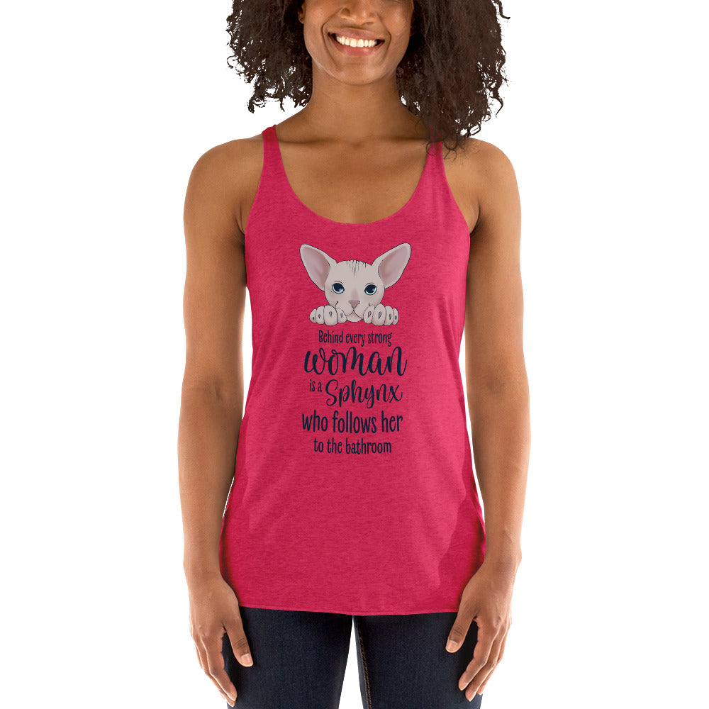 "BEHIND EVERY WOMAN" SPHYNX TANK from ReNewedPet