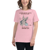"WOMAN CANT SURVIVE ON COFFEE ALONE" TEE from ReNewedPet