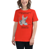 "WOMAN CANT SURVIVE ON COFFEE ALONE" TEE from ReNewedPet