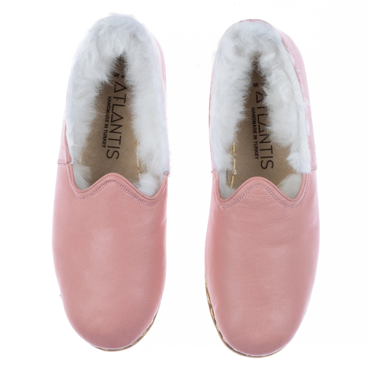 Men's Pink Shearlings from Atlantis Handmade Shoes