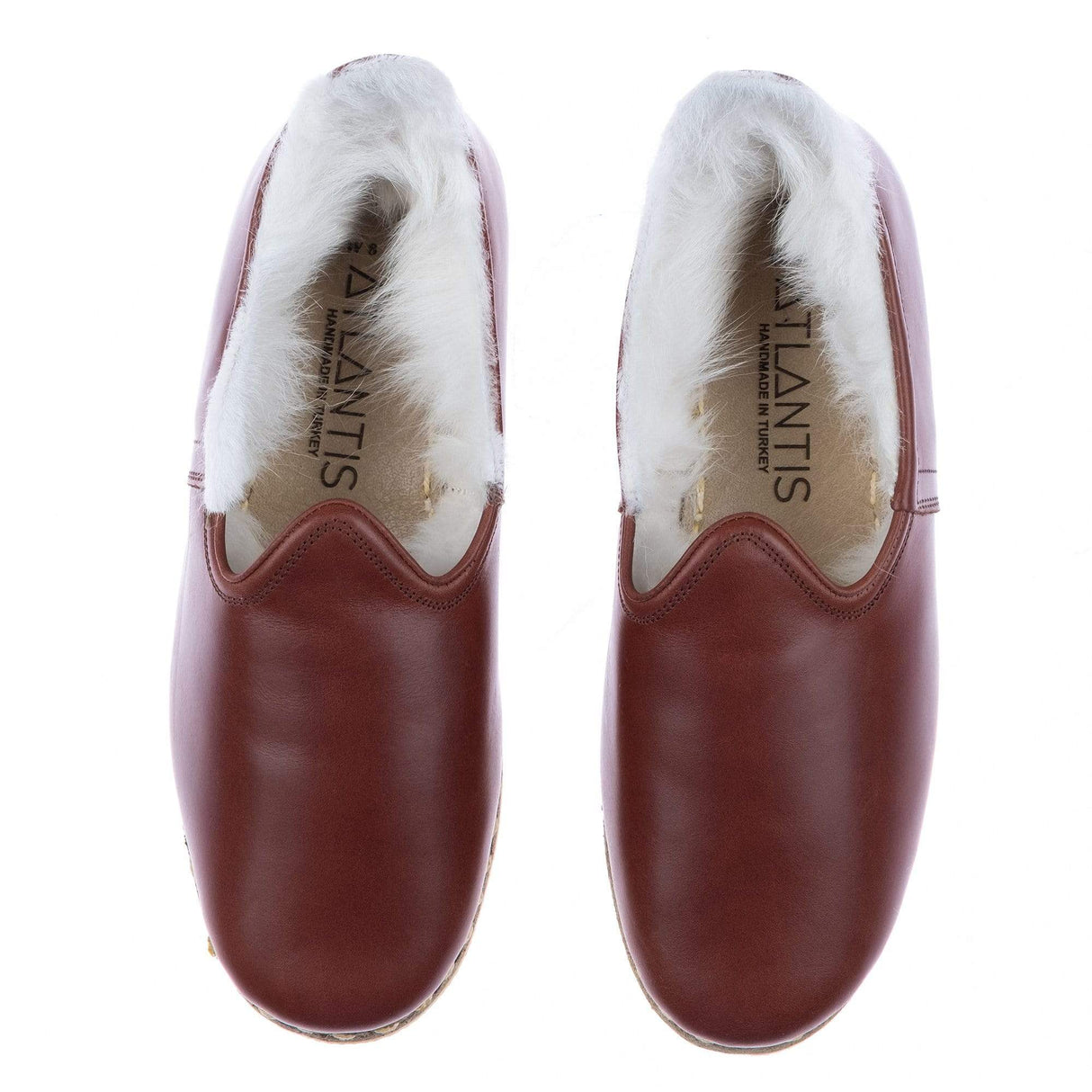 Women's Cacao Shearlings from Atlantis Handmade Shoes