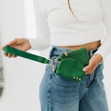 Wonderlust Woven Dual Pouch Wristlet from Pretty Simple