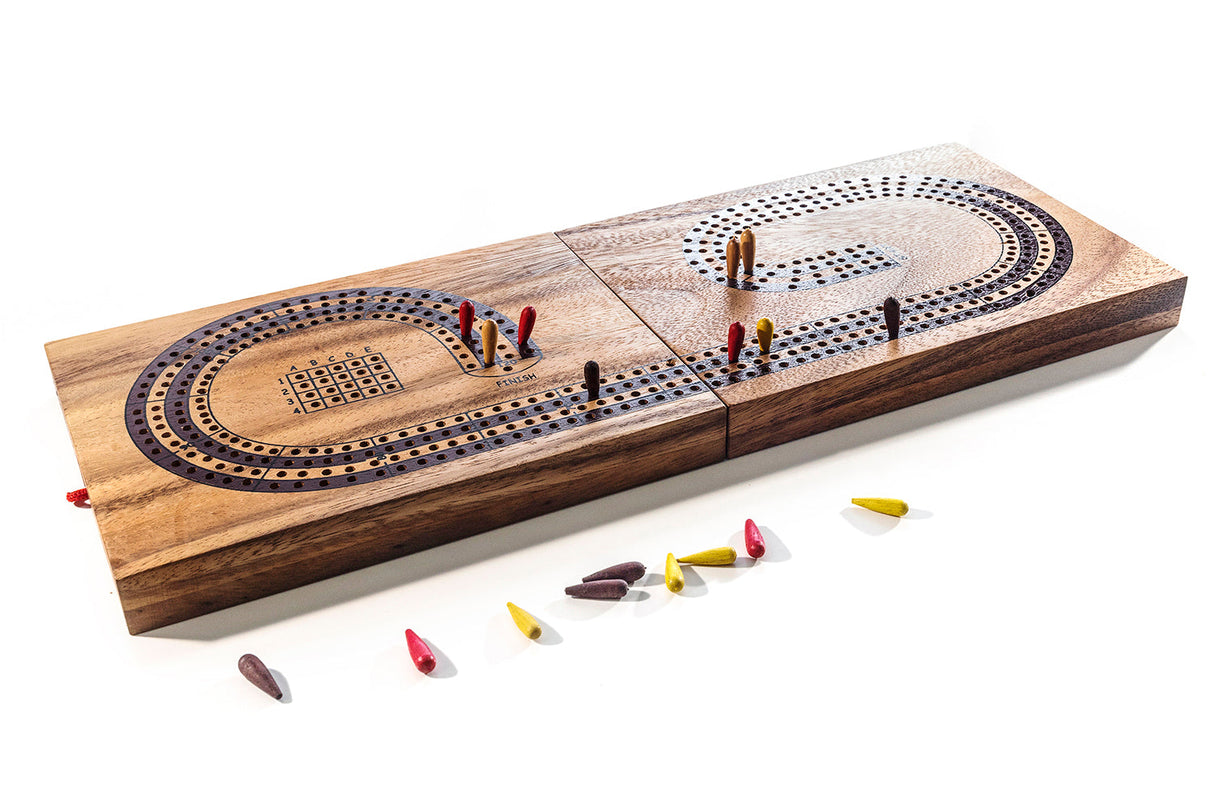 4 Track Cribbage Board from Kubiya Games