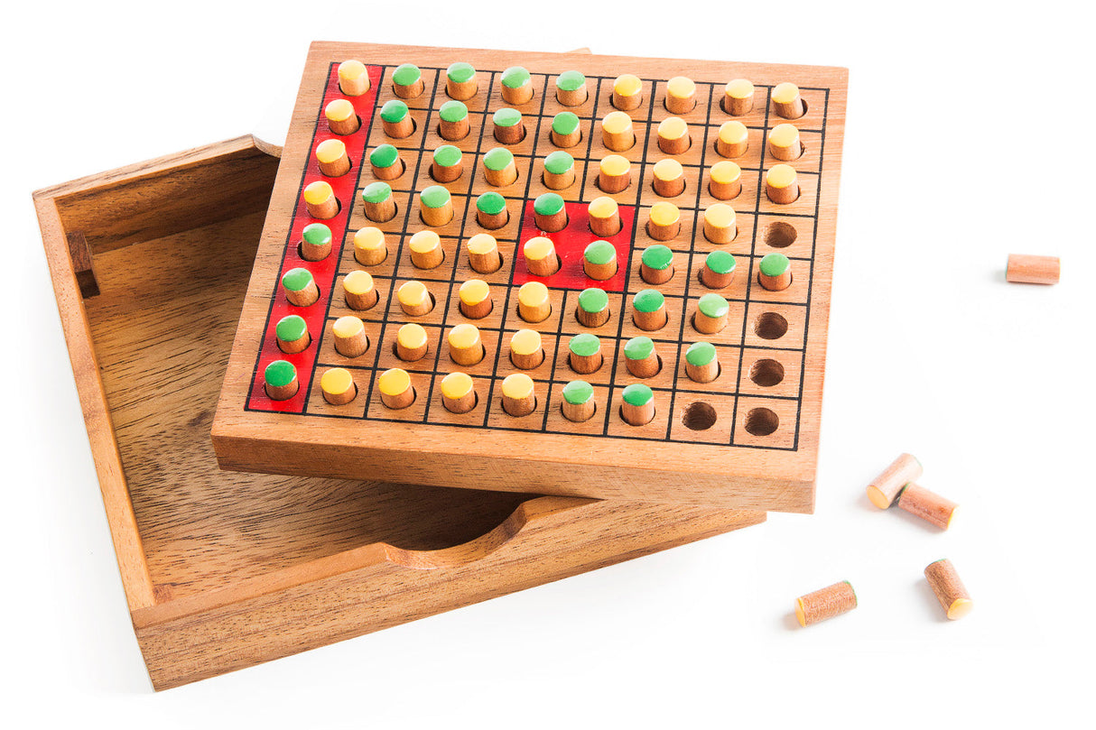 Othello Board Game: Handcrafted Wooden Set for Classic Strategy from Kubiya Games