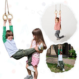 Wooden gymnastic rings for kids from Goodevas