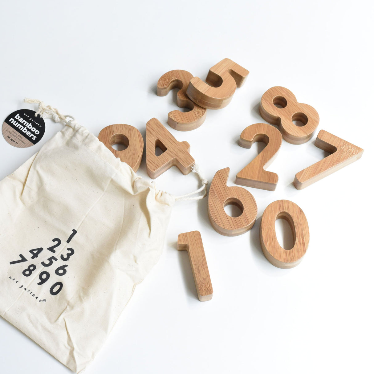 Bamboo Numbers From Wee Gallery