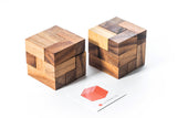 Soma Cube Puzzle - two sets with 50 challenge cards from Kubiya Games