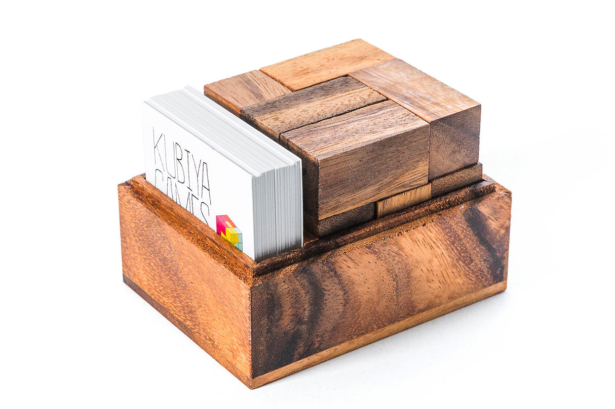 Soma Cube Puzzle Set - with challenge cards from Kubiya Games