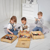 Wooden storage/sorter for constructor from Goodevas