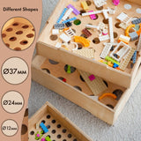 Wooden storage/sorter for constructor from Goodevas